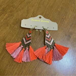 Boho tassel EARTHBOUND dangle Earrings
